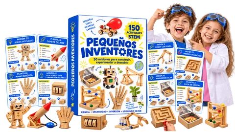 Pequeños Inventores, 150 actividades STEM