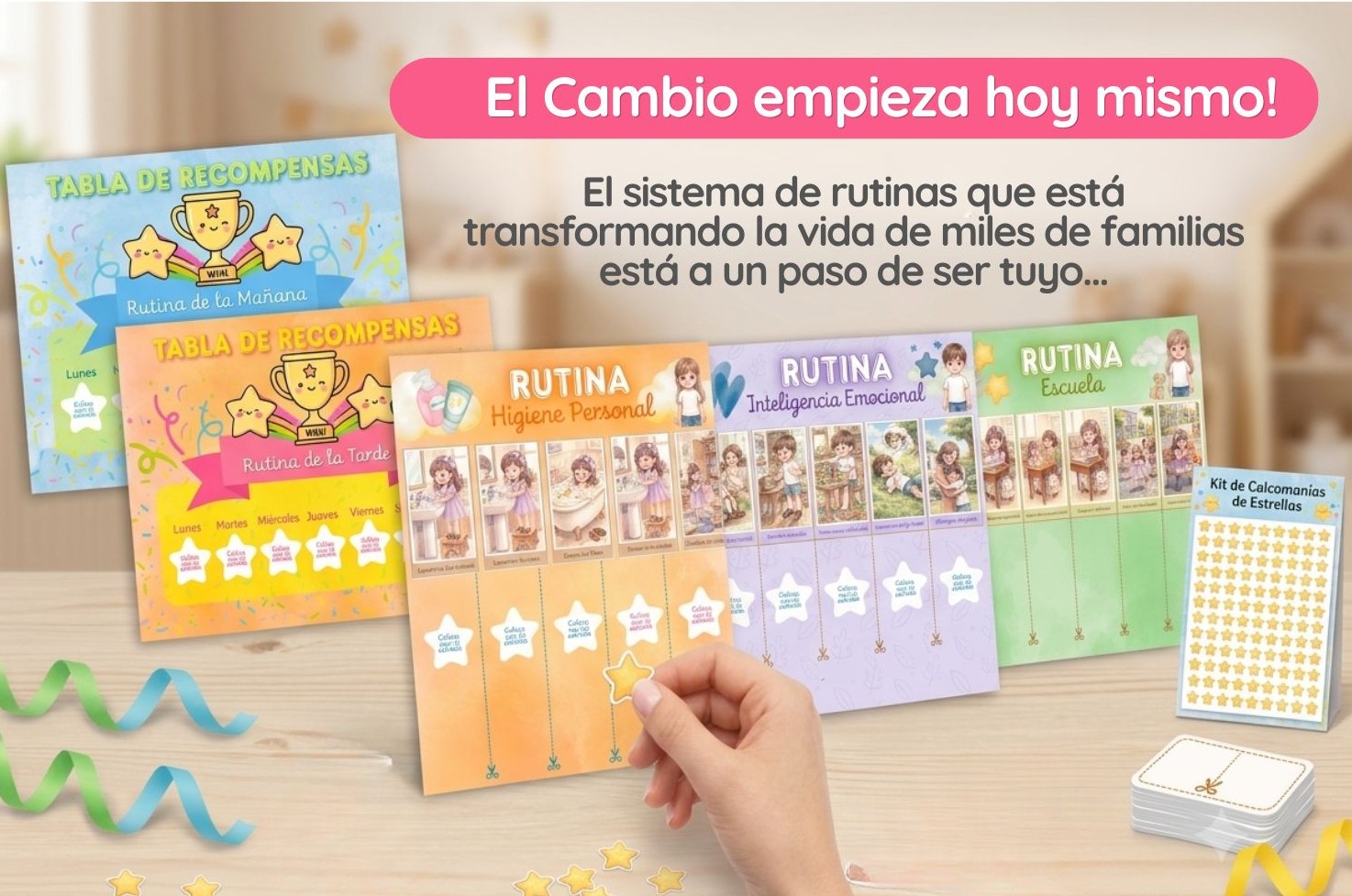 El cambio empieza hoy mismo — Sistema Rutinas en Paz